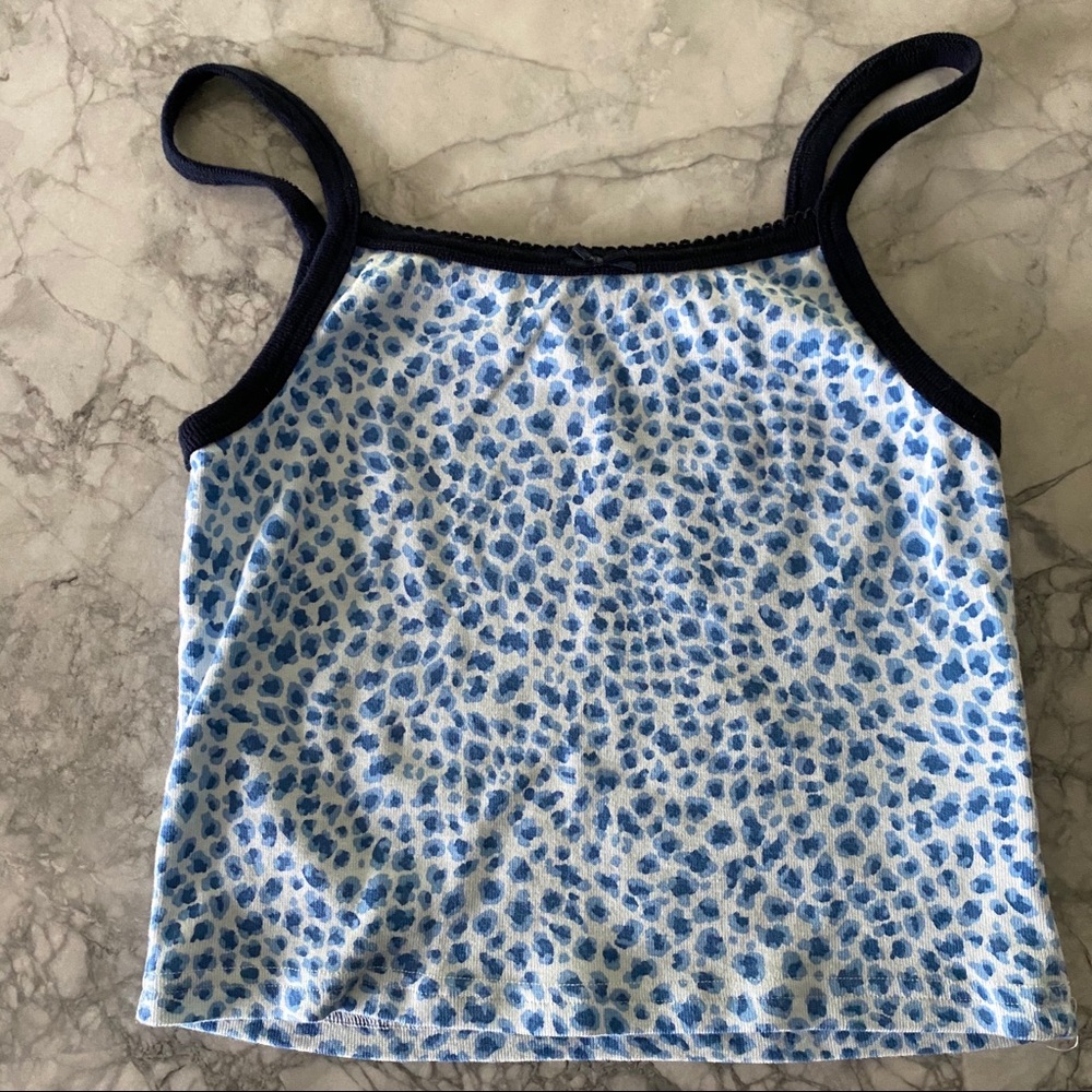 brandy ♥ melville blue cheetah leopard print belle